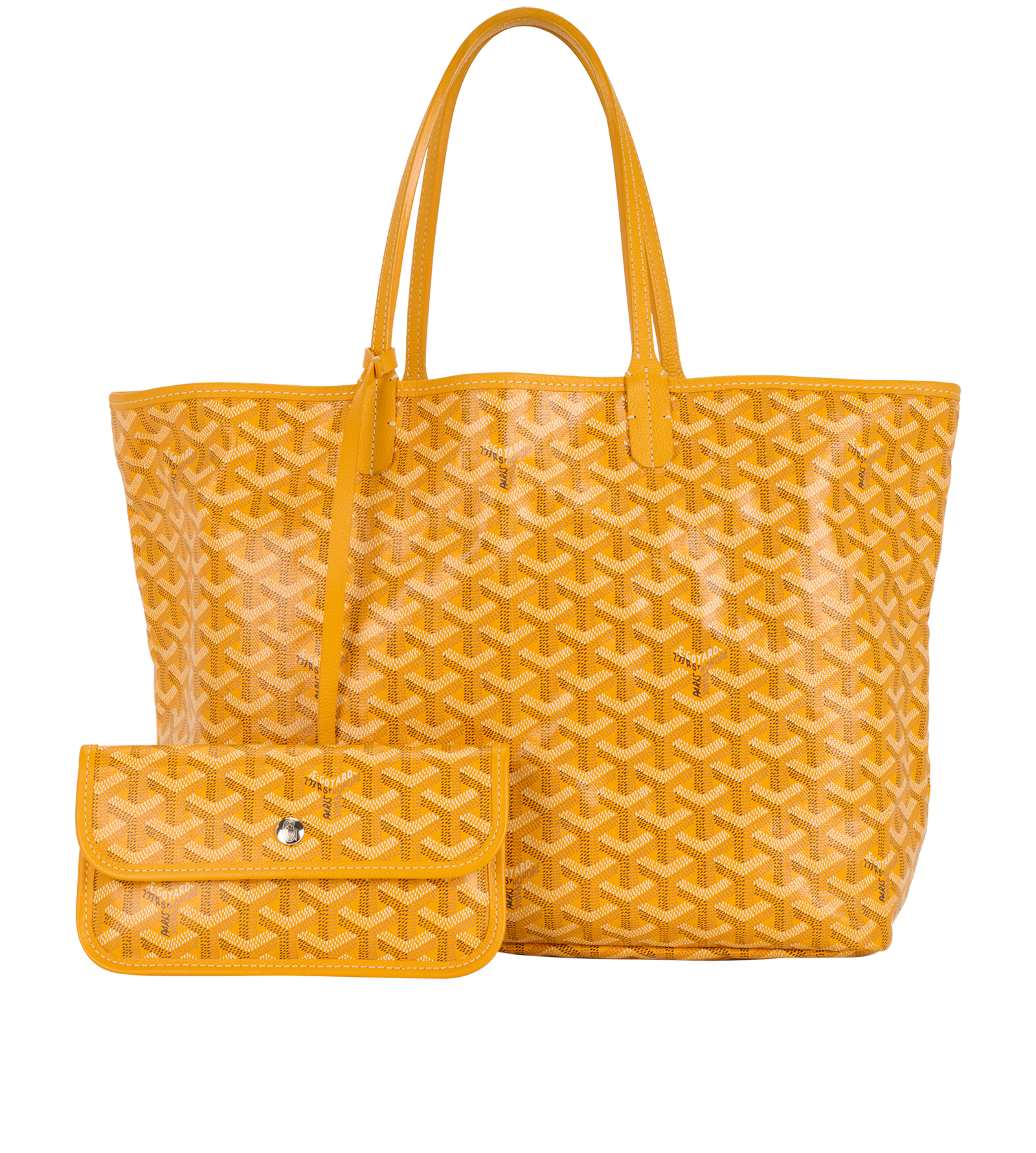 Saint Louis PM, &pound;1,250, Handbags, Yellow, Canvas, Other view